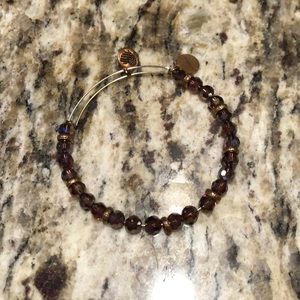 Alex and Ani Purple Bead Bracelet